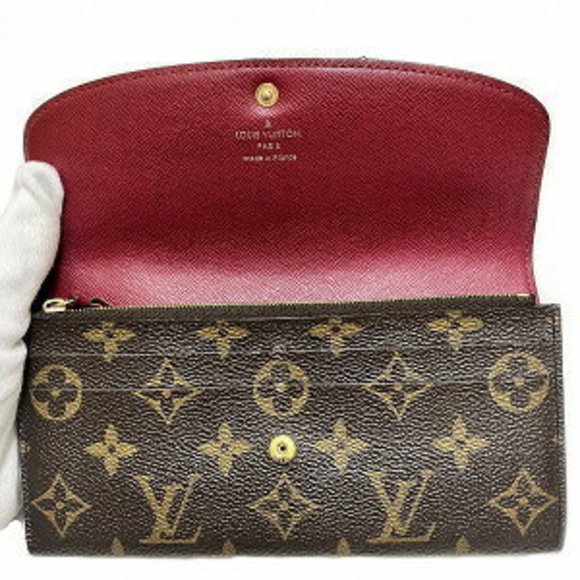 Louis Vuitton Bifold Wallet Emilie Portefeuille Long Monogram - Picture 1 of 8